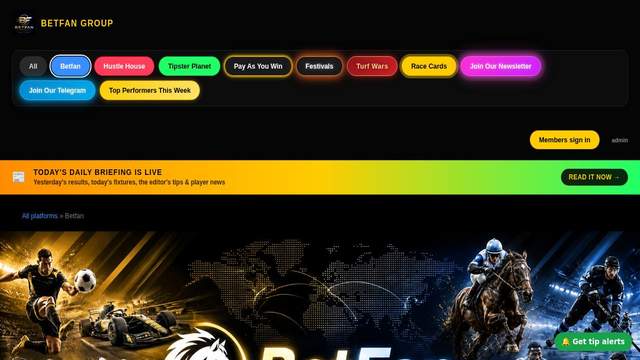 Betfan casino screenshot